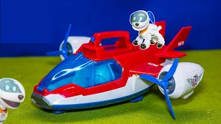 Exploring the Paw Patrol Air Patroller with Robodog [upl. by Adnolay675]