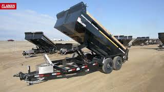 Southland SL714 16K Dump Trailer  Product Overview  Flaman Trailers [upl. by Eniawd]