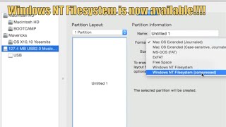 How to Format in NTFS with Disk Utility on OS X Yosemite [upl. by Redford]