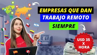 💰Gana 35 x hora 👉Trabaja Desde Casa y gana dinero en internet sin experiencia con estas empresas [upl. by Adnamor904]