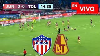 🔴 Junior vs Tolima EN VIVO  Cuadrangulares Liga Betplay [upl. by Darrelle264]