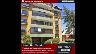 Temuco Departamento en Arriendo Don Simón Av Alemania [upl. by Adnawuj]