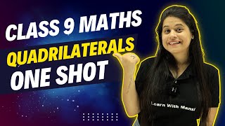 Quadrilaterals  One Shot  Class 9 Maths [upl. by Nivar548]