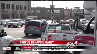 Drivers Pedestrians and Bicyclists All Behave Badly at SF Intersection [upl. by Caz340]