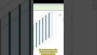 🟠Pt2 Modela un muro cortina en revit arquitectura 3dmodelingsoftware autodeskrevit [upl. by Nonrev533]