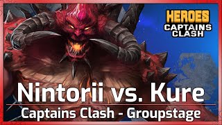 Kure vs Nintorii  Captains Clash  Heroes of the Storm [upl. by Nhguav]