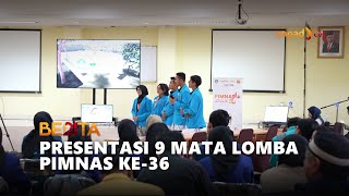 PRESENTASI 9 MATA LOMBA PIMNAS KE36 UNIVERSITAS PADJADJARAN [upl. by Slyke]