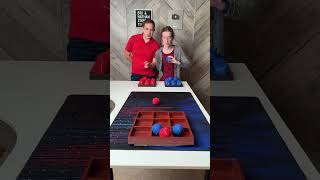 Bri Collins Playing Well 😄 Ball Toss Tic Tac Toe boardgame couple game [upl. by Harrington]