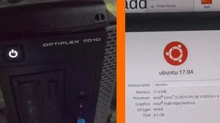 Dell Optiplex 7010  Running Ubuntu 1704 [upl. by Buyers]