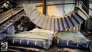 Kallisto Stairs  Precast Concrete Curved Spiral Staircase Manufacture [upl. by Trant743]