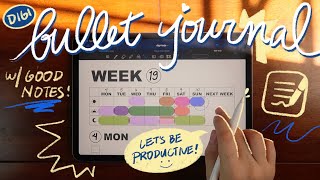 How to Make a Digital Bullet Journal with Good Notes 5  Plan with Me [upl. by Fai]