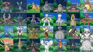 Pokemon X amp Y  Alle MegaEntwicklungen All MegaEvolutions [upl. by Aral]