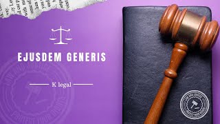 Ejusdem generis in malayalaminterpretation [upl. by Casilda]