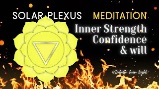 Solar plexus chakra Guided Meditationlisten to for 21 days spiritualawakening spiritualalignment [upl. by Takeshi]