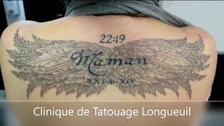 tatouage dans le dos  back tattoo [upl. by Miguelita]