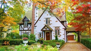 BEAUTIFUL Neighborhood Toronto Homes and Home Decor  The Kingsway affluent Toronto areas 4K [upl. by Ignatia961]