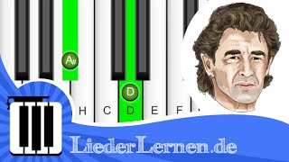 Peter Maffay  So bist du  Klavier lernen  Musiknoten  Akkorde [upl. by Edbert]