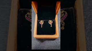 Latest models gold earrings from 23 grams new designs gold earrings lightweight simple new [upl. by Desma430]