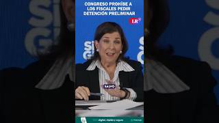 CONGRESO prohíbe a los fiscales pedir detención preliminar  RMP shorts [upl. by Ahselaf330]