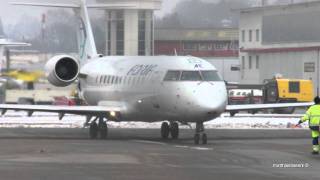 Canadair CRJ200LR Landing Taxi amp Engine Shutdown [upl. by Daitzman]