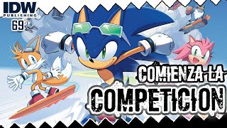 Sonic IDW Comics 69  Comienza la Competición 🏁 [upl. by Dohsar]