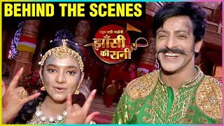 Manu amp Gangadhar Take REVENGE  Jhansi Ki Rani  Anushka Sen Vikas Manaktala BEHIND THE SCENE Moment [upl. by Asira]