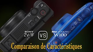 Sony ZV1F vs Nikon Coolpix W100 Une Comparaison de Caractéristiques [upl. by Inad581]