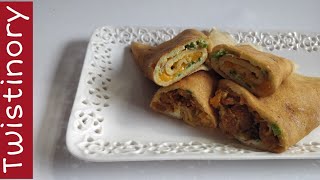 Crepe Omelette Recipe  Breakfast Crepes Recipe  Savory Breakfast Crepe [upl. by Mac]