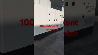 1000kva silent generator emergencygenerator standbygenset chinagenset silentgenset [upl. by Nilatak]