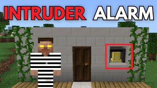 How To Make An Intruder Alarm System in Minecraft Easy [upl. by Yragerg762]