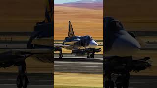 DCS Viggen Full Load Crosswind Landing  DCS World aviation dcsworld viggen [upl. by Neeli]