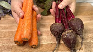 My grandma makes this beetroot 3 times a week Delicious and healthy beets [upl. by Dnomsaj]