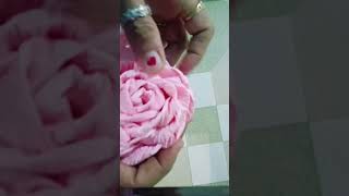 Crepe paper Rose Flower punamarts14 crepepapercraft crepepaper paperflower papercraft artist [upl. by Haonam]