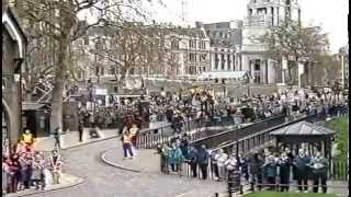 London Marathon 1993 Part 2 Finish amp the masses [upl. by Ayotas]