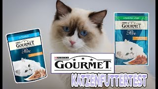 GOURMET PERLE Katzenfutter im Test  Nassfutter für Katzen  JulisTierfuttertest 9  Review [upl. by Dorena566]