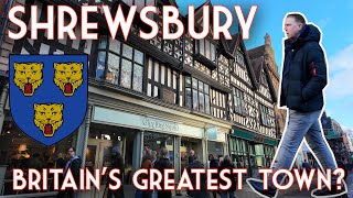 Is Shrewsbury Britains greatest town Join me on a medieval street tour and an abbey visit to see [upl. by Esserac736]