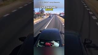 Road Rager Brake Checks Semi Truck amp Regrets It Immediately [upl. by Carothers85]