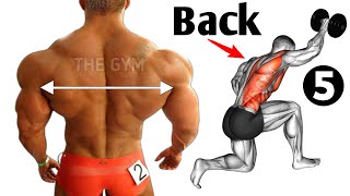 5 Best Exercises For Bigger Lats  Best Back Workout [upl. by Rochella]