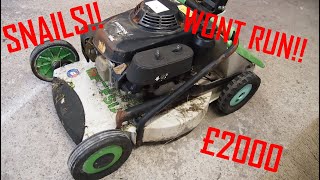 ABANDONED £2000 MOWER Etesia Pro 51x Restoration [upl. by Eilahtan822]