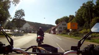 Aprilia RS 50 vs Generic Trigger SM 50 GoPRO HD Hero  Jagsttal [upl. by Poyssick901]