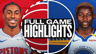 PISTONS at WARRIORS  NBA PRESEASON FULL GAME HIGHLIGHTS  October 13 2024 [upl. by Drofdarb616]