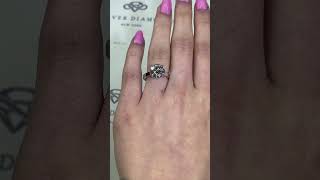 4ct Round Diamond Engagement Ring  quotJazminaquot [upl. by Demaria]