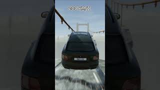 BENTLEY BRIDGE CRASH beamngdrive automobile beamng car beamngcrashes gaming shortvideo [upl. by Yxor444]