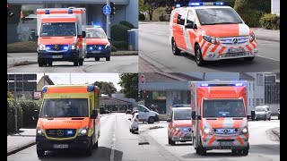 Gruß  Reserve Fahrzeug  Verschiedene Einsatzfahrten zur ZNA der Ammerland Klinik [upl. by Adien]