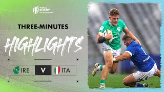 Irish domination  Ireland v Italy  World Rugby U20 Championship 2024 Match Highlights [upl. by Alyam]