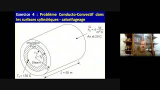 Exercice 4 Problème ConductoConvectif dans les surfaces cylindriques  calorifugeage [upl. by Sharyl]