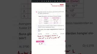 LGS matematik soru çözümü 1 lgs2024 matematik sessizçözüm üslüsayılar üslüifade aboneol beğen [upl. by Ellevel]