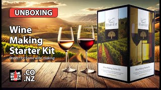 Vinters Harvest Wine Making Starter Kit Box Opening [upl. by Idisahc]