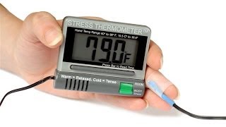 stress thermometer biofeedback relaxation lie detector [upl. by Ggerk]