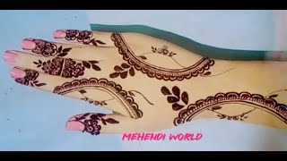 Simple intricate mehndi designs mehndi ke design [upl. by Atteuqal]